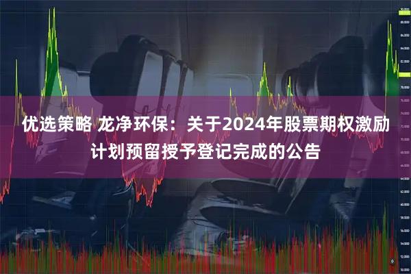 优选策略 龙净环保：关于2024年股票期权激励计划预留授予登记完成的公告