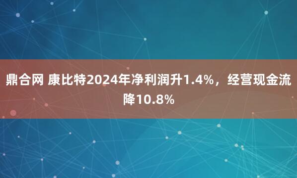 鼎合网 康比特2024年净利润升1.4%，经营现金流降10.8%