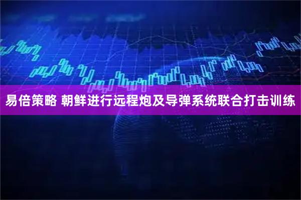 易倍策略 朝鲜进行远程炮及导弹系统联合打击训练