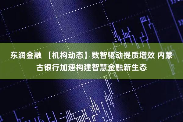 东润金融 【机构动态】数智驱动提质增效 内蒙古银行加速构建智慧金融新生态