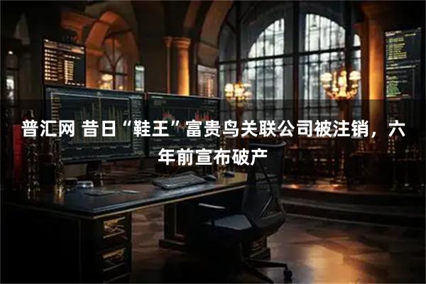 普汇网 昔日“鞋王”富贵鸟关联公司被注销，六年前宣布破产
